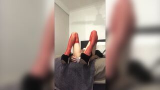 CD SISSY DANNI-MAE WHITE DILDO FUCK - 9 image