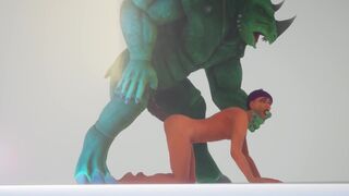 Muscular Furry alien fucked inexperienced nerd - 13 image