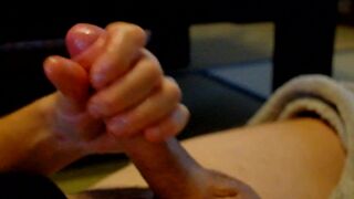 soft moaning and oily jerk off