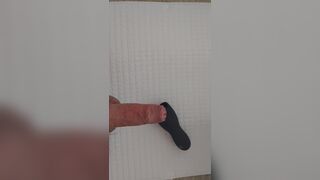 having fun and massaging his penis - 6 image