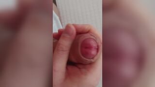 having fun and massaging his penis - 9 image