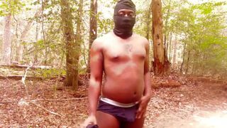 A long walk in the park and a fat ass on display