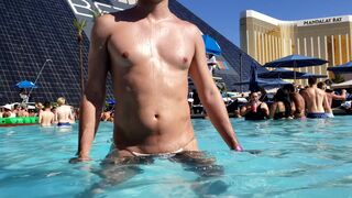 Naked at a public pool and CAUGHT - 7 image