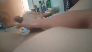 Jerking Off and Cum in my room Part 2