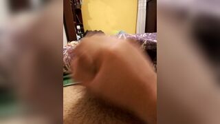 Before going to sleep I have a good handjob