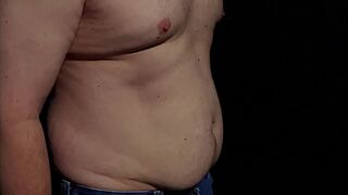 Gainer Belly Movements Up Close - 10 image