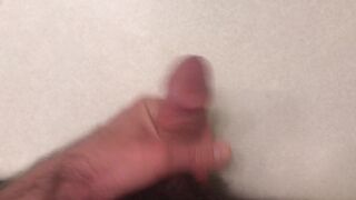 hairy dick on counter