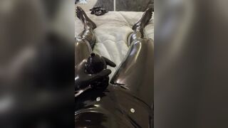 Rubber Cock Sheath & Cum