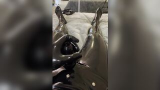 Rubber Cock Sheath & Cum - 8 image