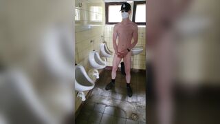 lost bet, naked on the beach and having an erection