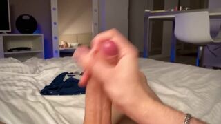 I masturbate lying on the bed after a hard day - 15 image
