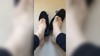 Bare foot taken out of trainers - 15 image
