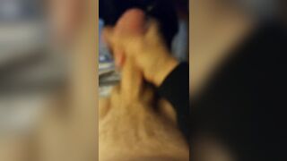 Jerking my cock thinking of my wife