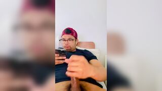 AsianAussie wanking over video call. - 4 image