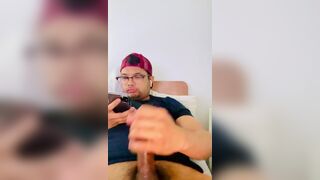 AsianAussie wanking over video call. - 5 image