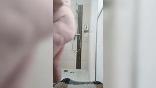 washing my balls, ass and tits in the shower - 1 image