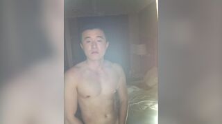 Cute Asian Jock Naked and Showing Cock - 7 image
