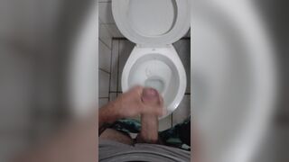 MOBILE - Risky University bathroom masturbating