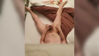 Hot morning masturbation