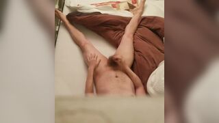 Hot morning masturbation