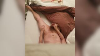 Hot morning masturbation