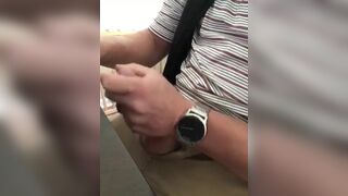 Playing with my huge white monster cock - 6 image