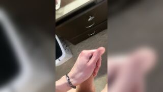 Thick White Cock Only Takes 20 Seconds To Cum - 1 image