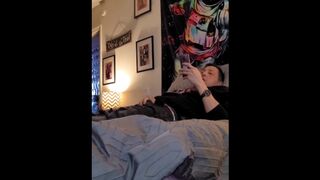 Dude Moans And Jerks His Thick Cock - 1 image