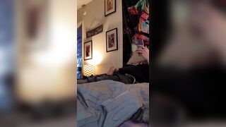 Dude Moans And Jerks His Thick Cock
