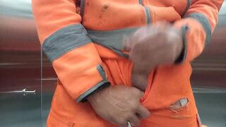 Horny construction Worker cum during break - 13 image