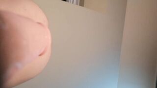 Close Up On Dildo Filling My Gaping Ass