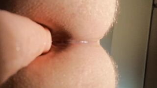Close Up On Dildo Filling My Gaping Ass - 7 image