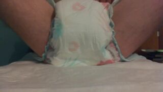 Messes his Diapers and Sits in it