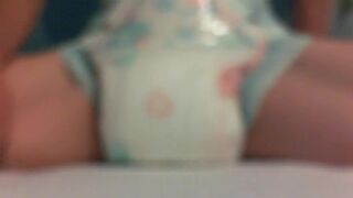 Messes his Diapers and Sits in it