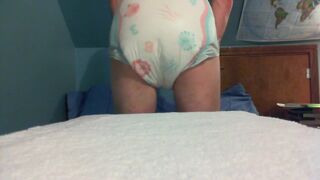 Messes his Diapers and Sits in it