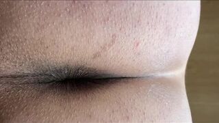 I looked up at the mans ass from the inseam