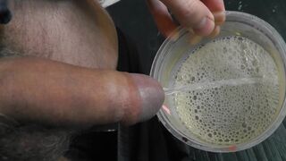 EDGEWORTH JOHNSTONE Suit Pissing 3 - Business man takes a piss closeup - Gay porn urinating fetish - 4 image