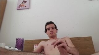 British Twink Wanking himself off