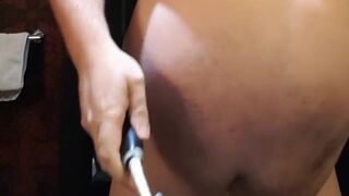 Chub Daddy With Small Penis Showering Naked