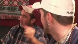 Three Straight Construction Buddies Orgy - 5 image