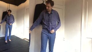 EDGEWORTH JOHNSTONE Suit Undressing - Business man getting undressed - Businessman stripping naked - 13 image