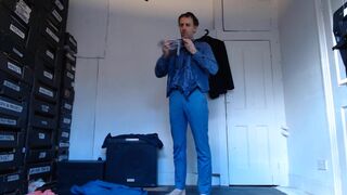 EDGEWORTH JOHNSTONE Suit Undressing - Business man getting undressed - Businessman stripping naked - 2 image