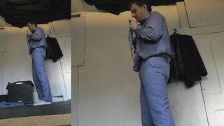 EDGEWORTH JOHNSTONE Suit Undressing - Business man getting undressed - Businessman stripping naked