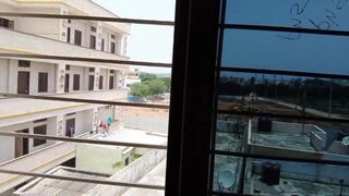 Rajesh flashing cock to auntys from window and cumming video
