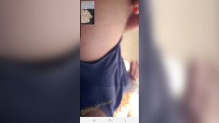 Barely legal DL 18yo Jamaican teenager jerking on video chat! - 2 image