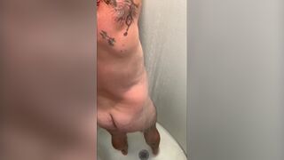 Dad Bod Shower with Dildo - 2 image