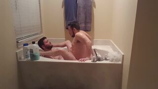 Us Taking a Romantic Bath - 14 image