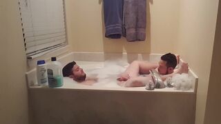 Us Taking a Romantic Bath - 9 image