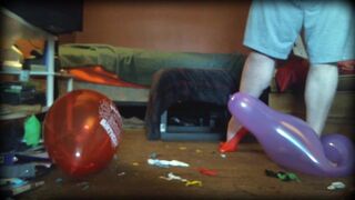 Balloonbanger 57) Step Pop Balloon Fetish - No Nudity-Retro - 15 image