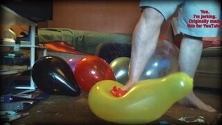 Balloonbanger 57) Step Pop Balloon Fetish - No Nudity-Retro - 7 image